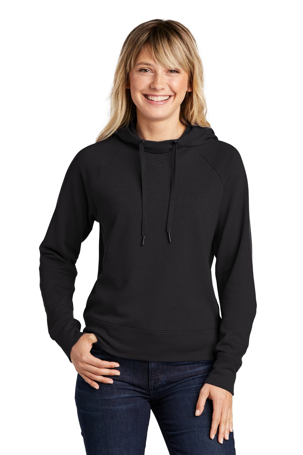 Ladies Lightweight French Terry Pullover Hoodie 6 Ladies Lightweight French Terry Pullover Hoodie - Image 4
