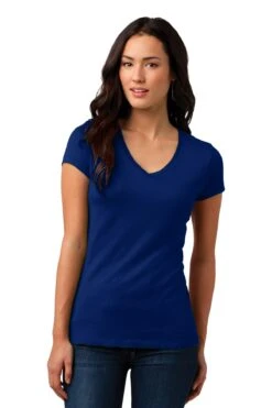 District Ladies' Junior Soft Wash V-Neck Tee 25 District Ladies' Junior Soft Wash V-Neck Tee -Jiffyshirts Sales Store 51134fe3c23d08