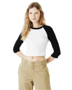 Ladies' Micro Ribbed 3/4 Raglan Baby Tee 13 Ladies' Micro Ribbed 3/4 Raglan Baby Tee -Jiffyshirts Sales Store 511ccbf97404b3