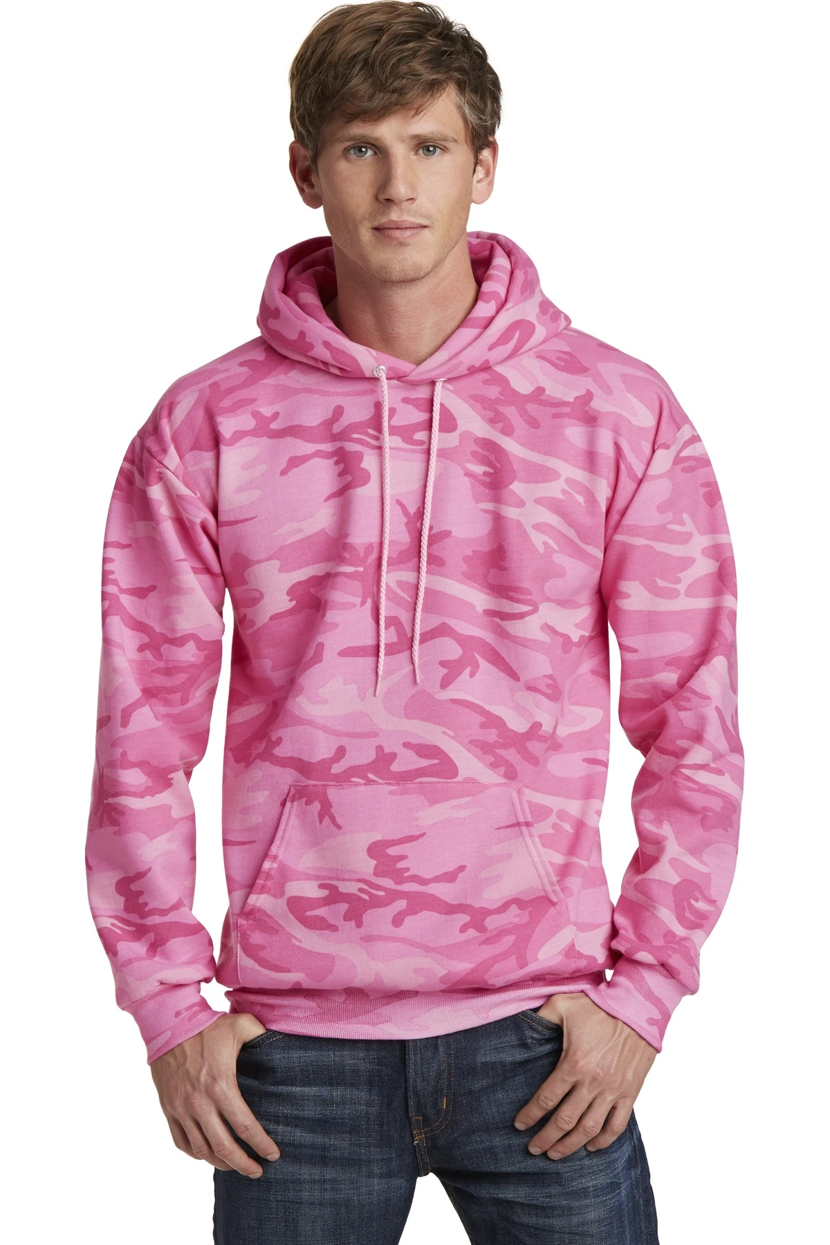 Unisex Core Fleece Camo Pullover Hooded Sweatshirt 7 Unisex Core Fleece Camo Pullover Hooded Sweatshirt - Image 5