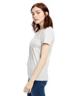 Ladies' Made In USA Short Sleeve Crew T-Shirt -Jiffyshirts Sales Store 5197a3740cc7f2