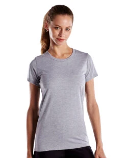 Ladies' Made In USA Short Sleeve Crew T-Shirt -Jiffyshirts Sales Store 51a63ad0def604
