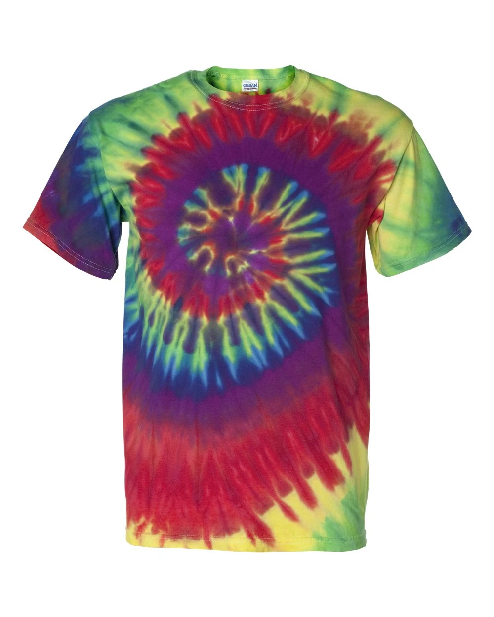 Unisex Multi-Color Spiral Short Sleeve T-Shirt 21 Unisex Multi-Color Spiral Short Sleeve T-Shirt - Image 19