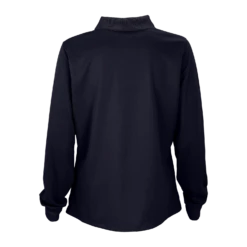 Women's Omega Long Sleeve Solid Mesh Tech Polo -Jiffyshirts Sales Store 520ce612aa1cd8