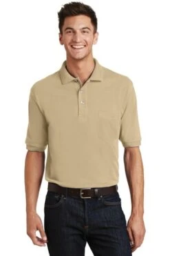 Heavyweight Cotton Pique Polo With Pocket -Jiffyshirts Sales Store 52730d734484f2