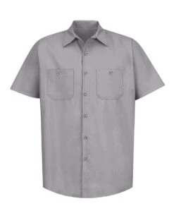 Industrial Short Sleeve Work Shirt 38 Industrial Short Sleeve Work Shirt -Jiffyshirts Sales Store 53096f06e4edf9