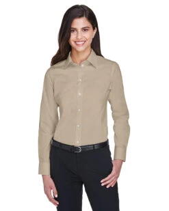 Ladies' Crown Woven Collection™ Solid Stretch Twill 23 Ladies' Crown Woven Collection™ Solid Stretch Twill -Jiffyshirts Sales Store 532676fec96eda