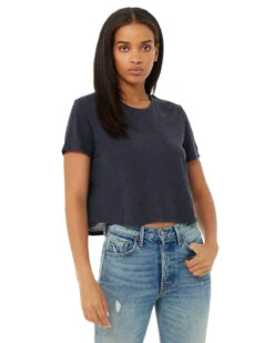 Ladies' Flowy Cropped T-Shirt 23 Ladies' Flowy Cropped T-Shirt -Jiffyshirts Sales Store 5360efd0d88a1d