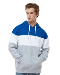 Adult Unisex Varsity Fleece Colorblocked Hooded Sweatshirt 22 Adult Unisex Varsity Fleece Colorblocked Hooded Sweatshirt -Jiffyshirts Sales Store 53a19ca8a772fb