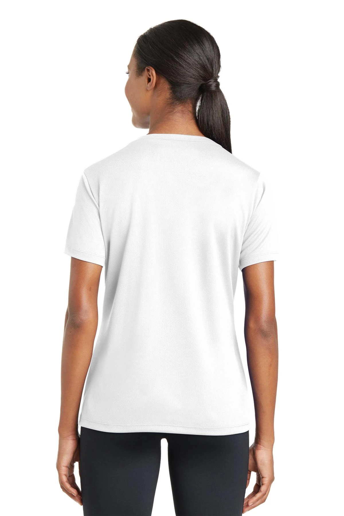 Ladies PosiCharge RacerMesh V-Neck Tee 4 Ladies PosiCharge RacerMesh V-Neck Tee - Image 2