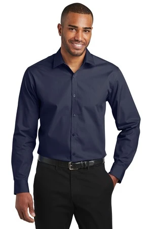 Slim Fit Carefree Poplin Shirt 3 Slim Fit Carefree Poplin Shirt