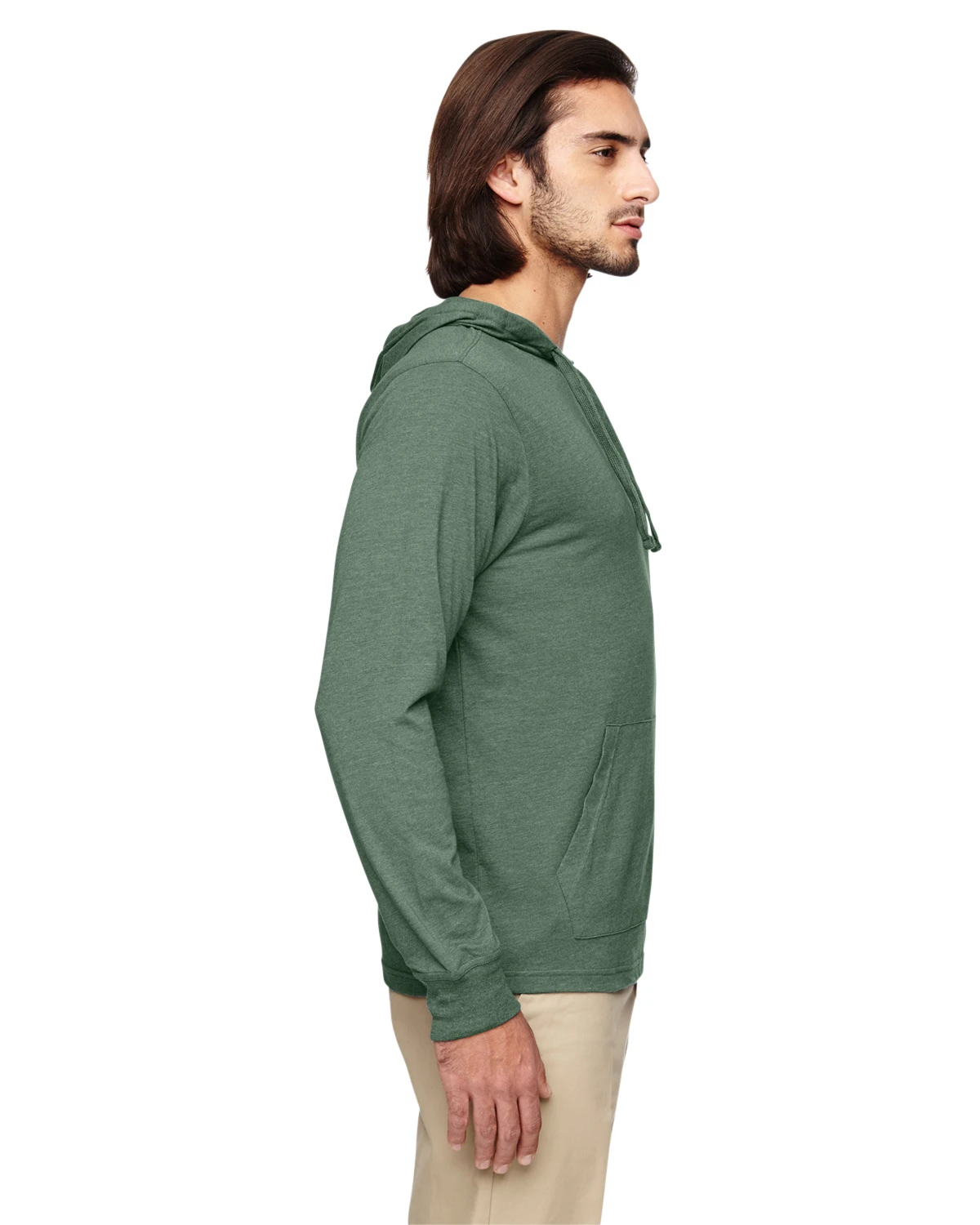 Unisex 4.25 Oz. Blended Eco Jersey Pullover Hoodie 4 Unisex 4.25 Oz. Blended Eco Jersey Pullover Hoodie - Image 2