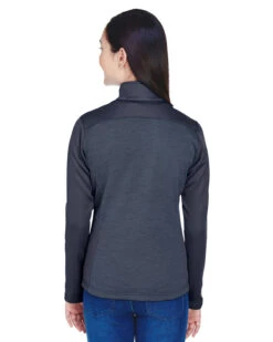 Ladies' Newbury Colorblock Mélange Fleece Full-Zip -Jiffyshirts Sales Store 5438dde620fa71