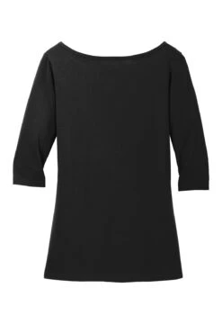 District Ladies' Perfect Weight 3/4-Sleeve Tee -Jiffyshirts Sales Store 545738af2b3b45