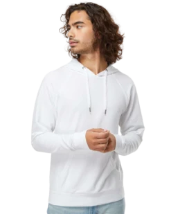 Unisex Lightweight Loopback Terry Hooded Pullover -Jiffyshirts Sales Store 547ad4b434b075