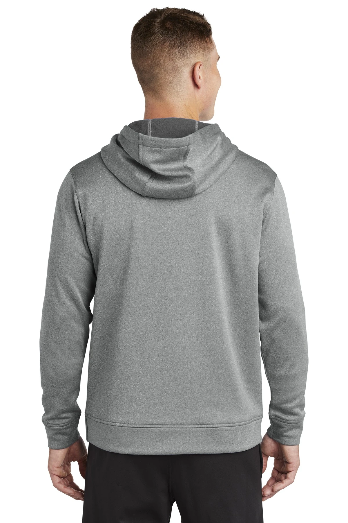 PosiCharge Sport-Wick Heather Fleece Hooded Pullover 4 PosiCharge Sport-Wick Heather Fleece Hooded Pullover - Image 2