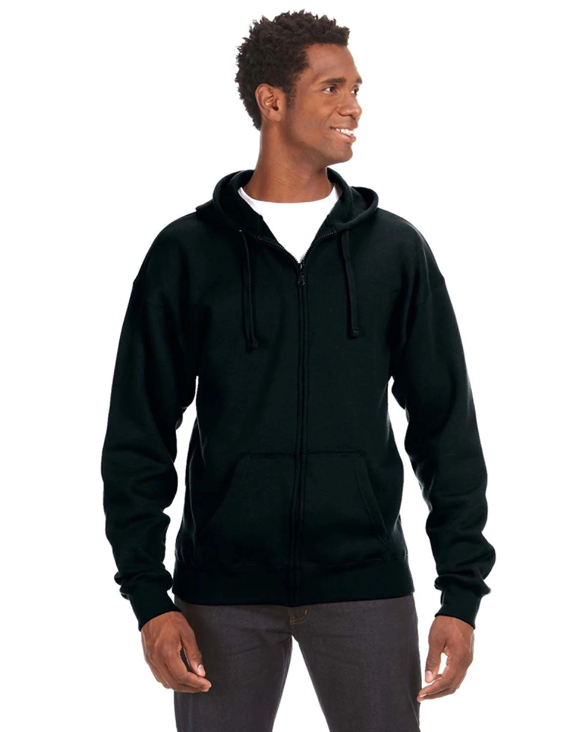 Adult Unisex Premium Full-Zip Fleece Hood 3 Adult Unisex Premium Full-Zip Fleece Hood