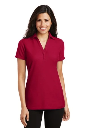 Ladies Silk Touch Y-Neck Polo 9 Ladies Silk Touch Y-Neck Polo - Image 7