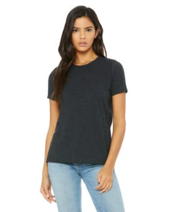 Ladies' Triblend Relaxed Jersey Short-Sleeve T-Shirt -Jiffyshirts Sales Store 5598346e57acfa