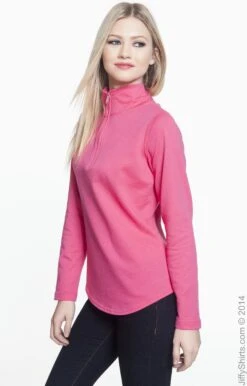 Ladies' French Terry 1/4-Zip Pullover 11 Ladies' French Terry 1/4-Zip Pullover -Jiffyshirts Sales Store 55CCF1E2B47298