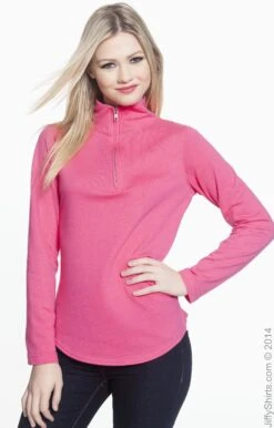 Ladies' French Terry 1/4-Zip Pullover