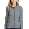 Ladies Digi Stripe Fleece Jacket -Jiffyshirts Sales Store 55b0ecdd170809