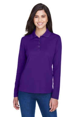 Ladies' Pinnacle Performance Long-Sleeve Piqué Polo 25 Ladies' Pinnacle Performance Long-Sleeve Piqué Polo -Jiffyshirts Sales Store 55b2440543ddb6