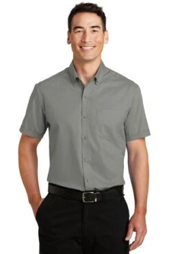 Short Sleeve SuperPro Twill Shirt 18 Short Sleeve SuperPro Twill Shirt -Jiffyshirts Sales Store 560dee2fe69f37