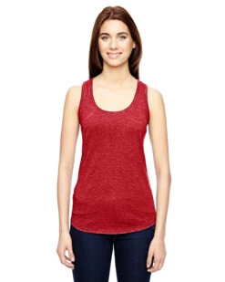 Anvil Ladies' Triblend Racerback Tank -Jiffyshirts Sales Store 56104d38c18b1c