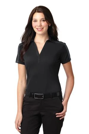 Ladies Silk Touch Performance Colorblock Stripe Polo 10 Ladies Silk Touch Performance Colorblock Stripe Polo - Image 8