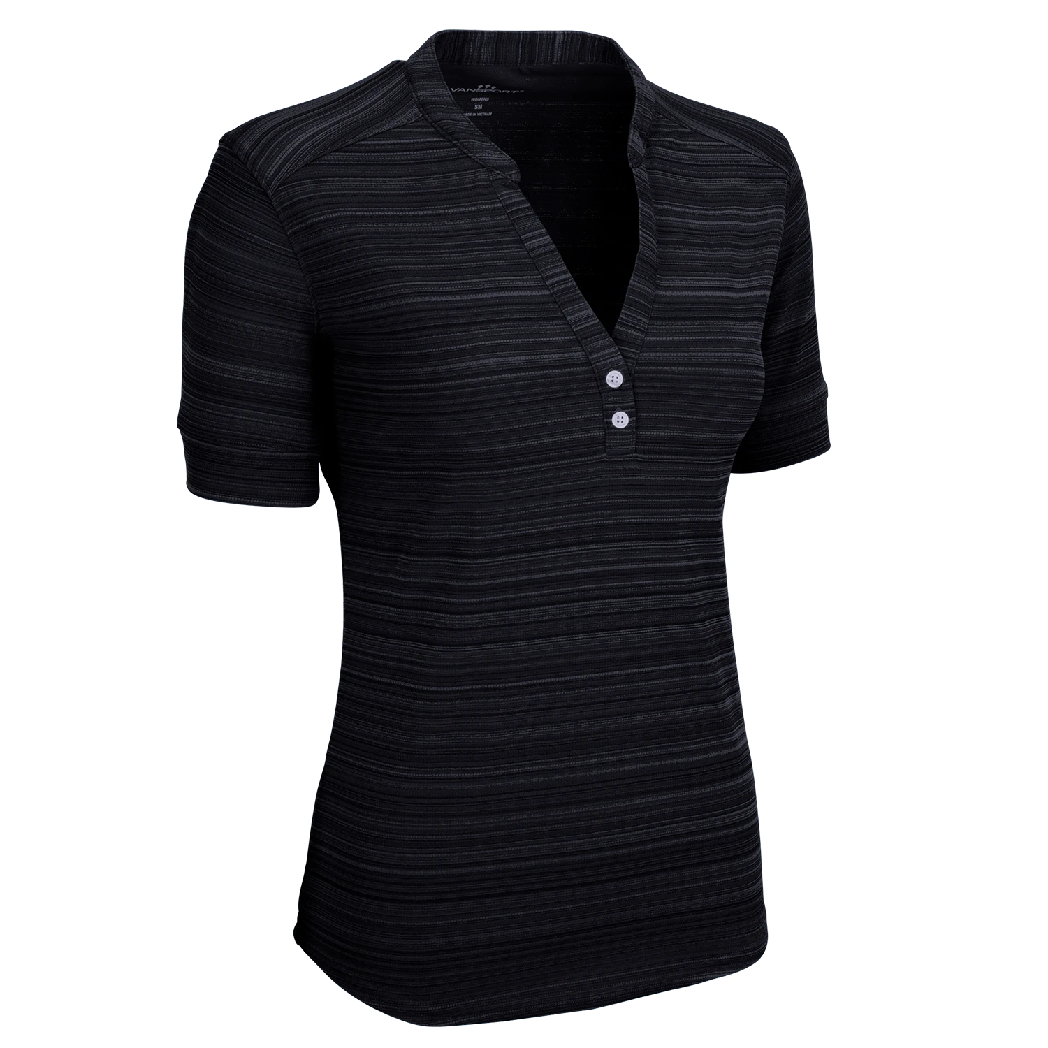 Women's Strata Textured Henley 6 Women's Strata Textured Henley - Image 4