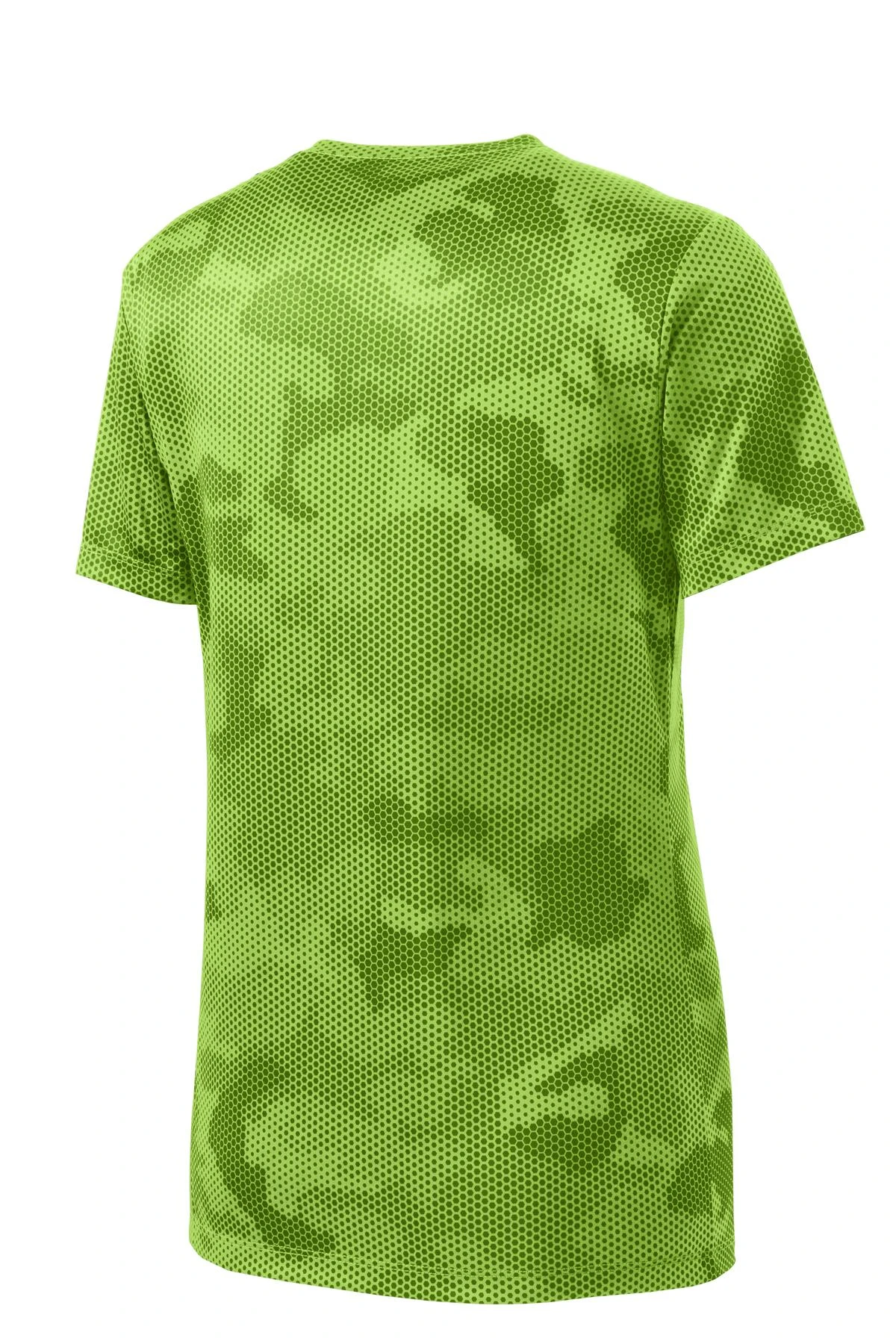 Ladies CamoHex V-Neck Tee 5 Ladies CamoHex V-Neck Tee - Image 3