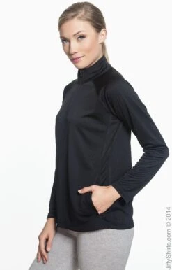 Ladies' Stretch Tech-Shell® Compass Quarter-Zip -Jiffyshirts Sales Store 585BB94FCB7639
