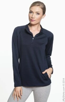 Ladies' Stretch Tech-Shell® Compass Quarter-Zip -Jiffyshirts Sales Store 585F74A0D4894D