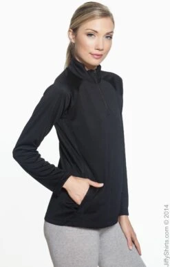 Ladies' Stretch Tech-Shell® Compass Quarter-Zip -Jiffyshirts Sales Store 586949E676C781