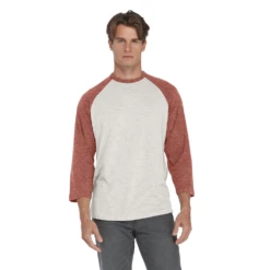 Platinum Men's Tri-Blend 3/4 Sleeve Raglan Tee -Jiffyshirts Sales Store 58f52766e4ce32