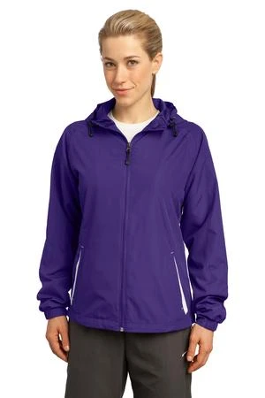 Ladies Colorblock Hooded Raglan Jacket 9 Ladies Colorblock Hooded Raglan Jacket - Image 7