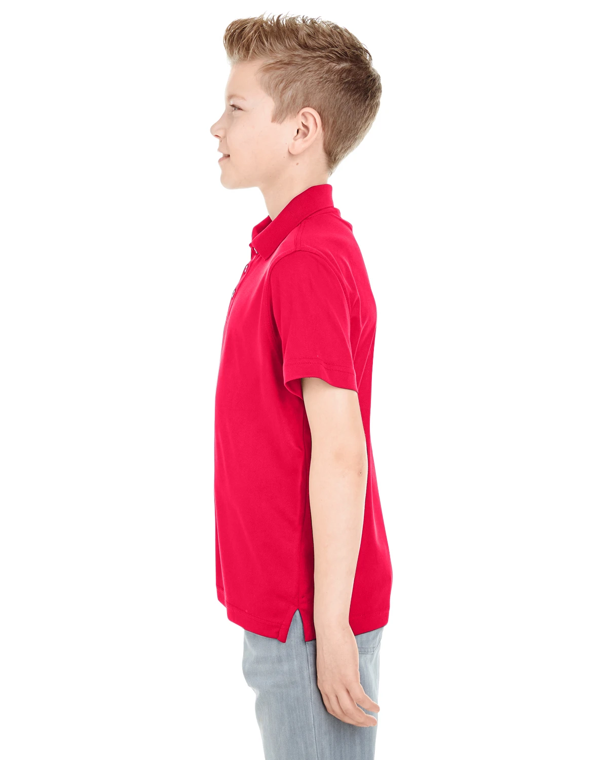 Youth Unisex Cool & Dry Mesh Piqué Polo 4 Youth Unisex Cool & Dry Mesh Piqué Polo - Image 2