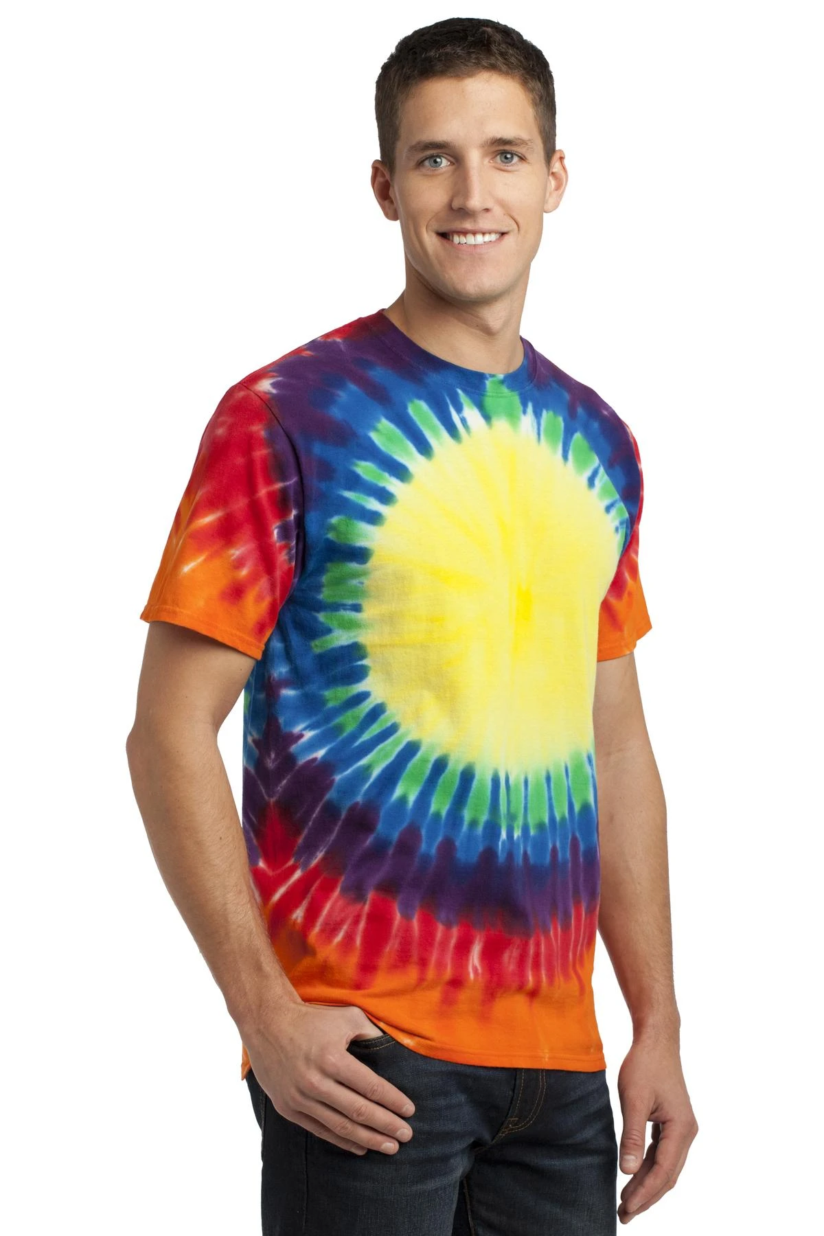Unisex Window Tie-Dye Tee 5 Unisex Window Tie-Dye Tee - Image 3