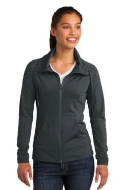 Ladies Sport-Wick Stretch Full-Zip Jacket