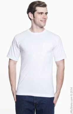 Adult Unisex Short-Sleeve T-Shirt With Pocket -Jiffyshirts Sales Store 5B3140E629FE54