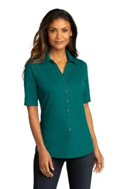 Ladies City Stretch Top -Jiffyshirts Sales Store 5a2b22bd2b7bc3