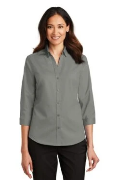 Ladies 3/4-Sleeve SuperPro Twill Shirt 18 Ladies 3/4-Sleeve SuperPro Twill Shirt -Jiffyshirts Sales Store 5a323603dd741c