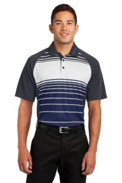 Men's Dry Zone Sublimated Stripe Polo 19 Men's Dry Zone Sublimated Stripe Polo -Jiffyshirts Sales Store 5add948d82834a