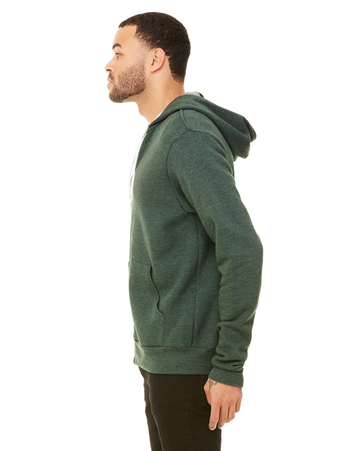 Unisex Poly-Cotton Sponge Fleece Full-Zip Hooded Sweatshirt 4 Unisex Poly-Cotton Sponge Fleece Full-Zip Hooded Sweatshirt - Image 2