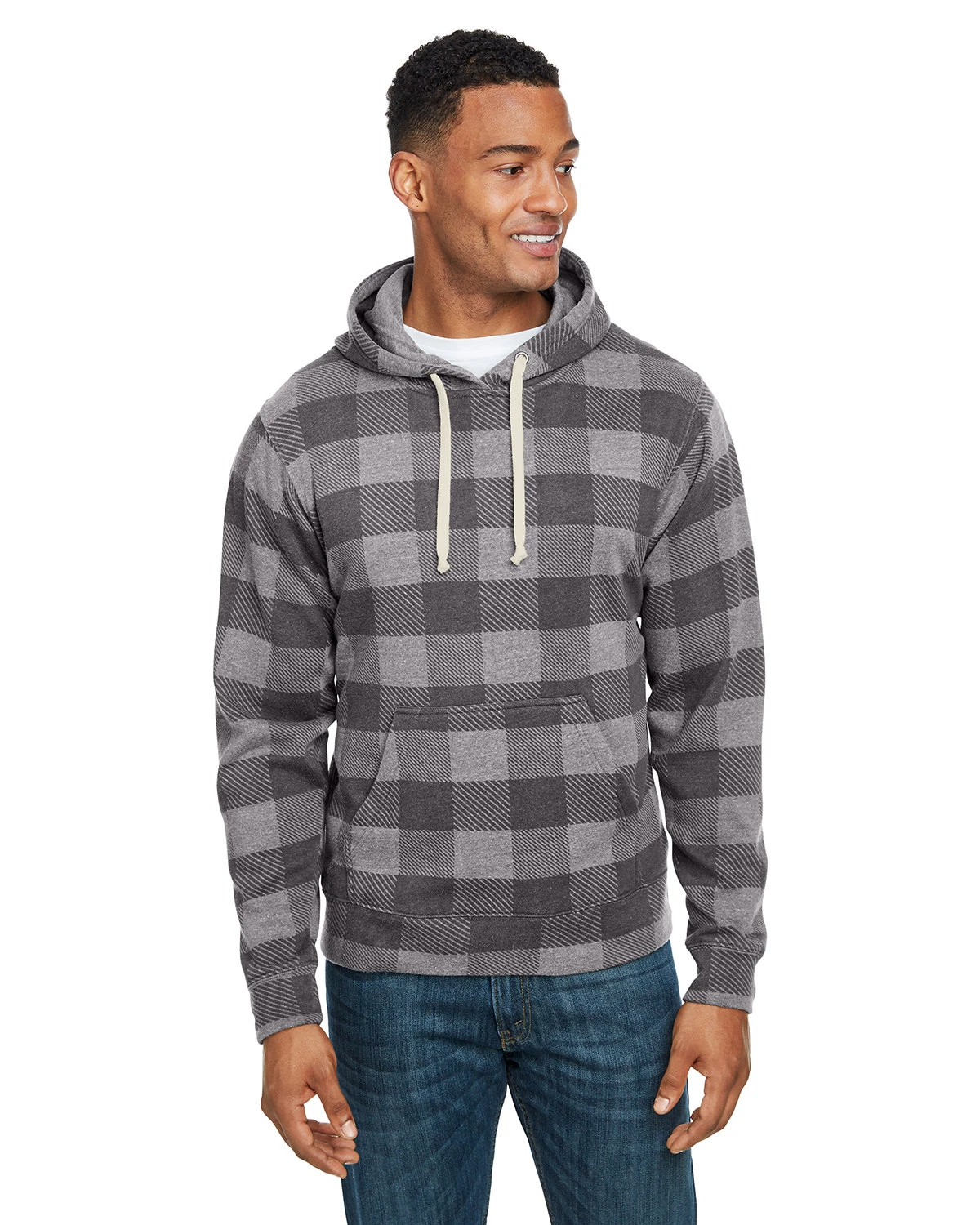 Adult Unisex Triblend Pullover Fleece Hood 10 Adult Unisex Triblend Pullover Fleece Hood - Image 8