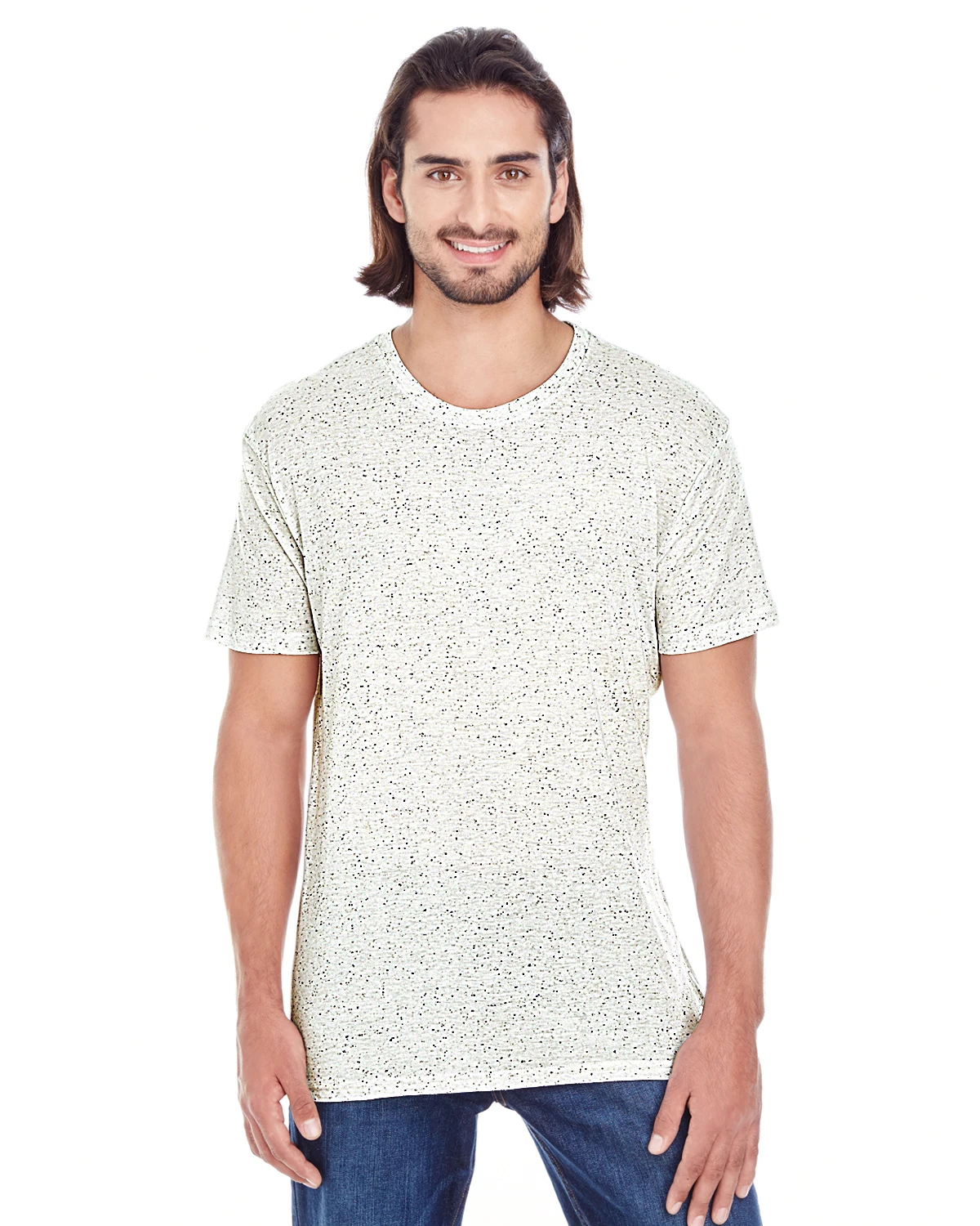 Unisex Men's Triblend Fleck Short-Sleeve T-Shirt 3 Unisex Men's Triblend Fleck Short-Sleeve T-Shirt