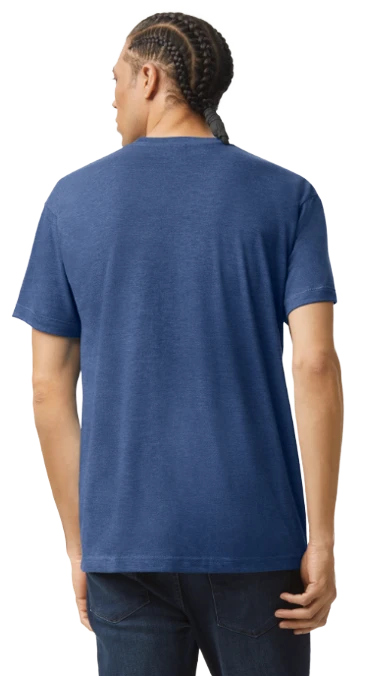 Unisex Triblend USA Made Short-Sleeve Track T-Shirt 5 Unisex Triblend USA Made Short-Sleeve Track T-Shirt - Image 3