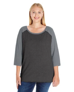 Ladies' Curvy Baseball T-Shirt -Jiffyshirts Sales Store 5bda8286e33267