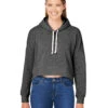 Triblend Cropped Hooded Sweatshirt